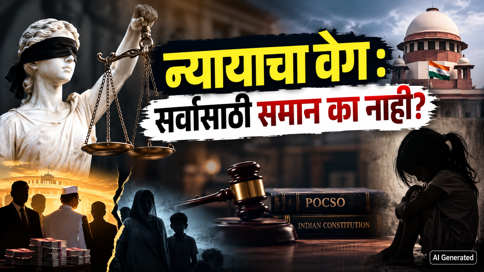 “न्यायाचा वेग : सर्वांसाठी समान का नाही